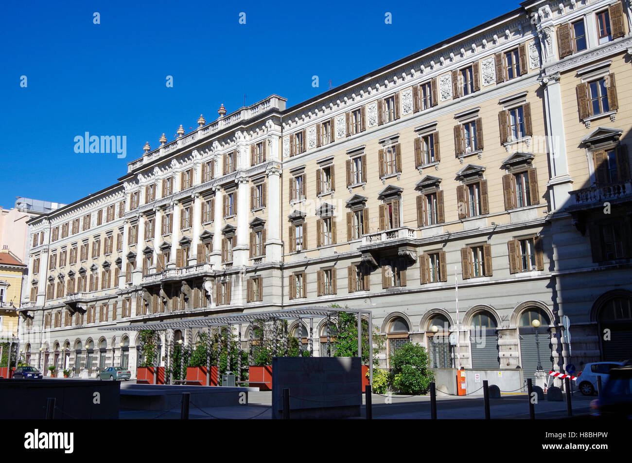 Trieste, Italy, Head Post Office aka Postal Palace Stock Photo