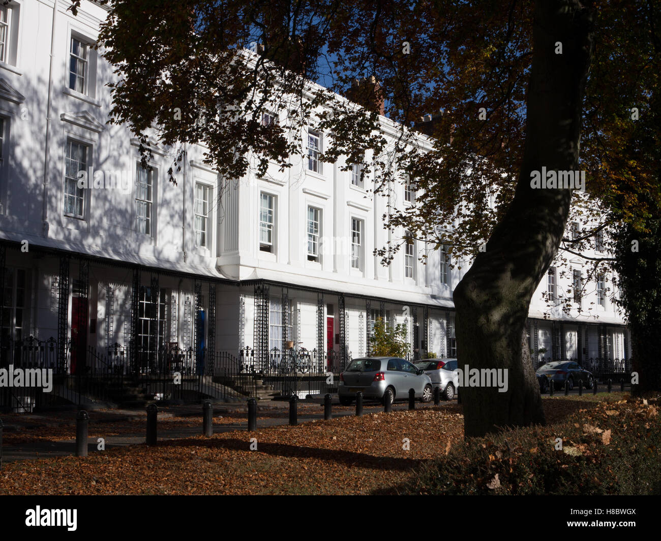 Lansdowne Crescent, Royal Leamington Spa, Warwickshire Stock Photo Alamy