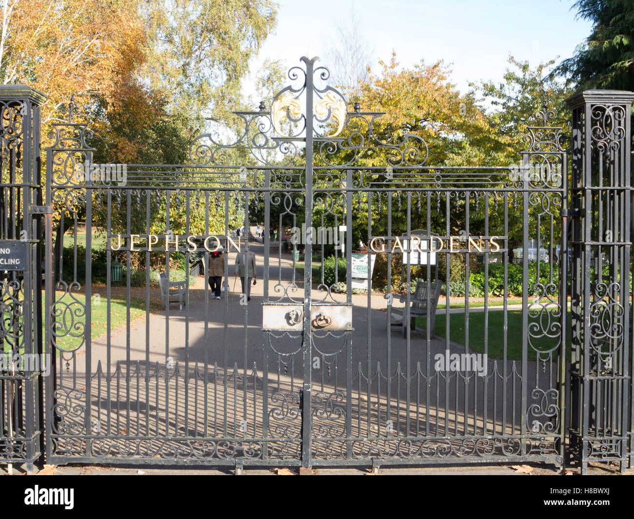 Jephson Gardens, Leamington Spa Stock Photo Alamy