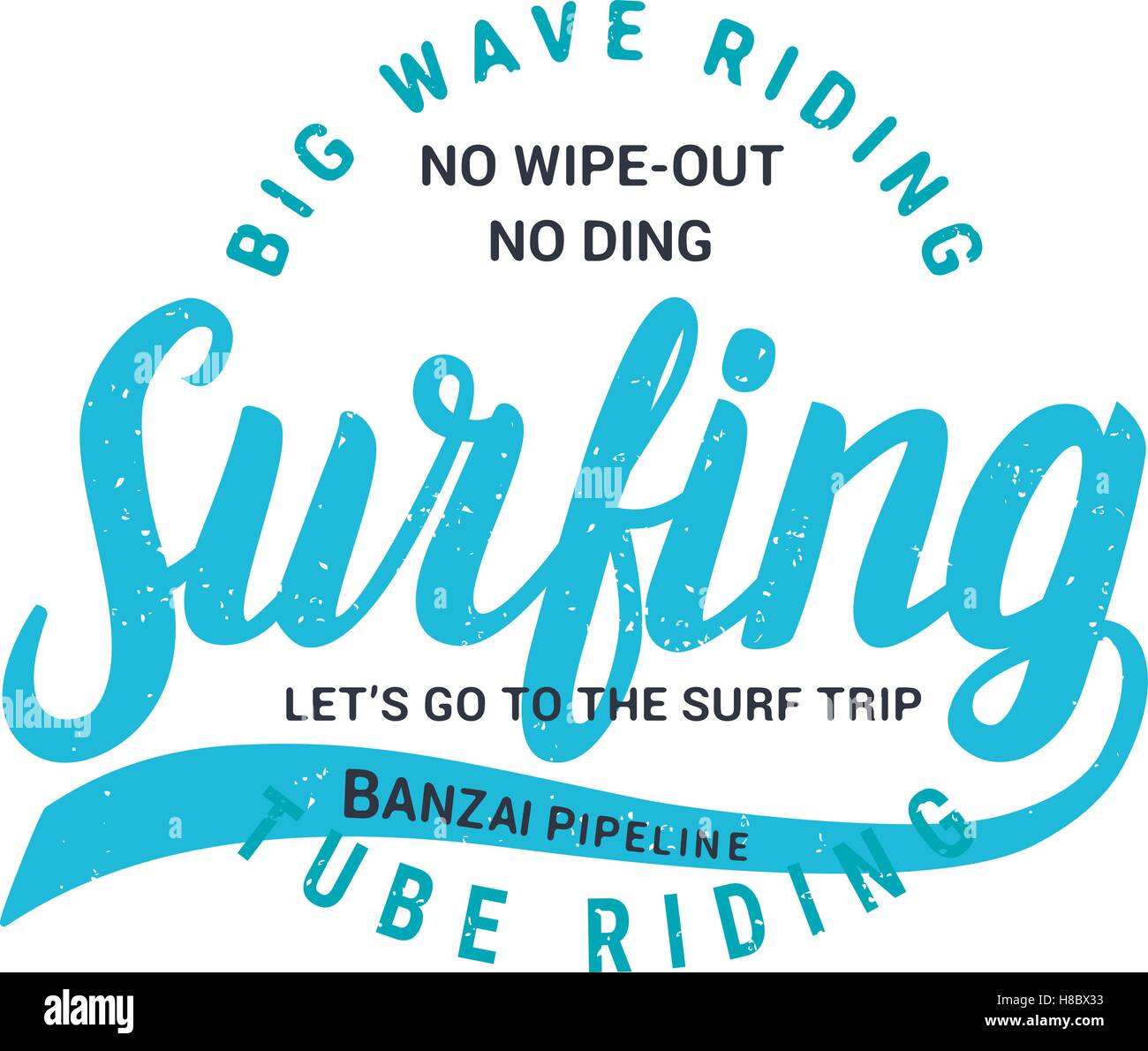 Surfing. Vintage t-shirt apparel graphic design. Design for tee print ...