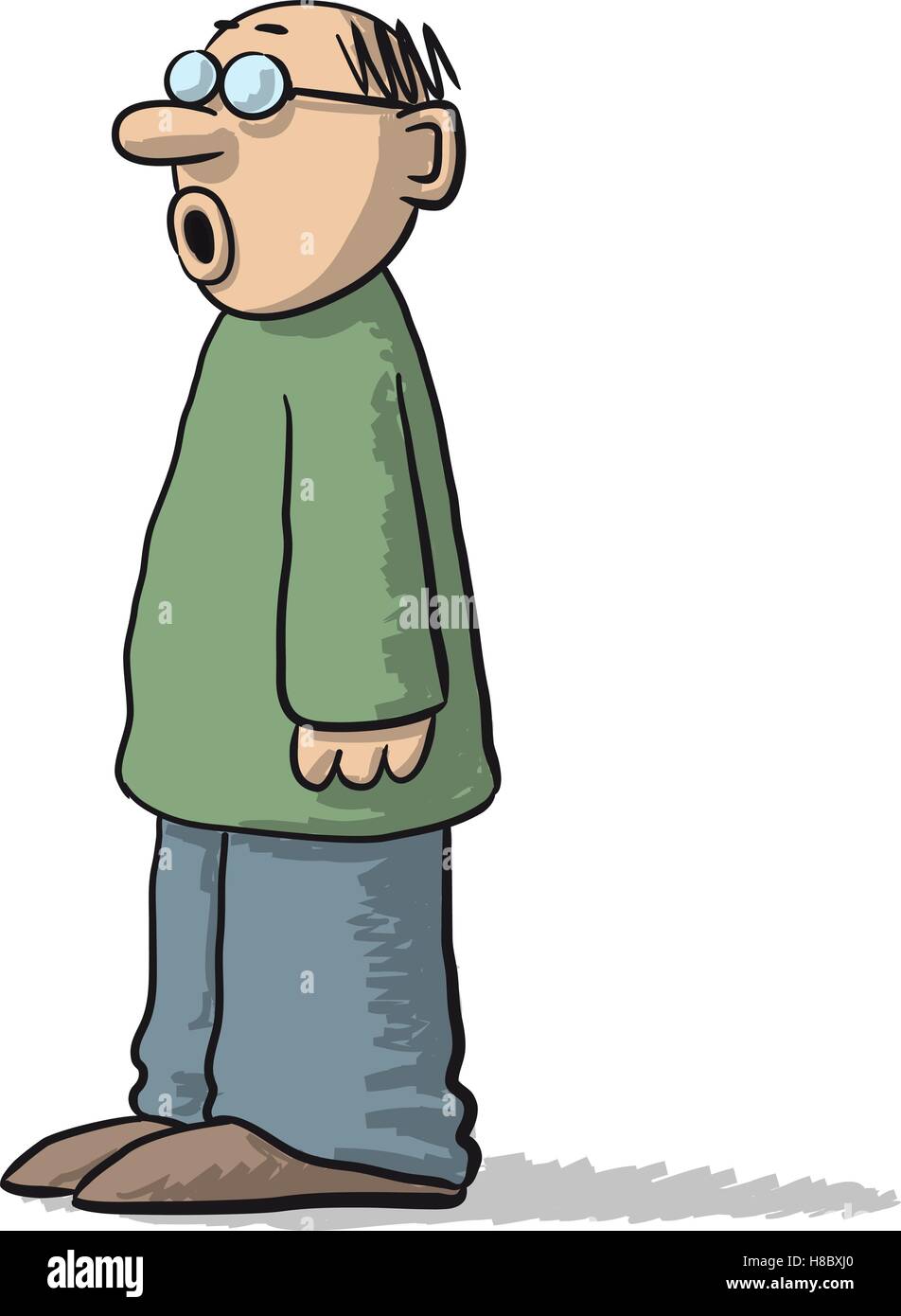Dumb Person Cartoon