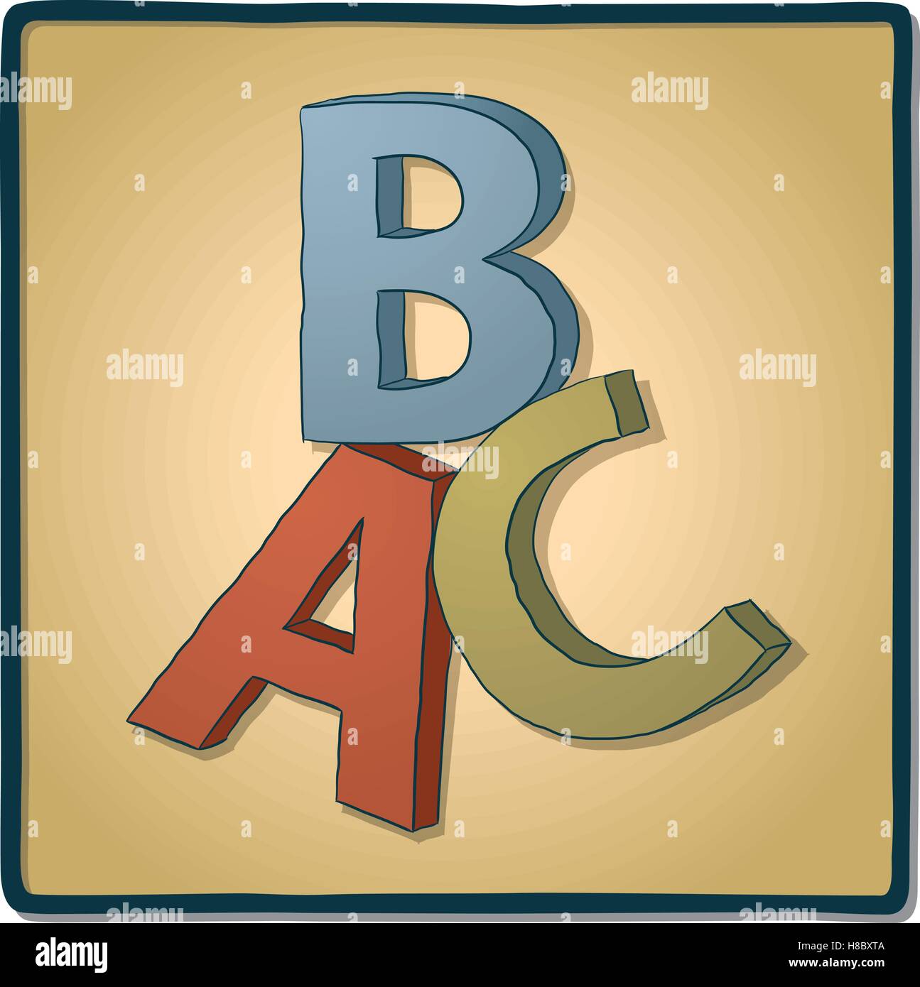 Abcs Stock Vector Images - Alamy
