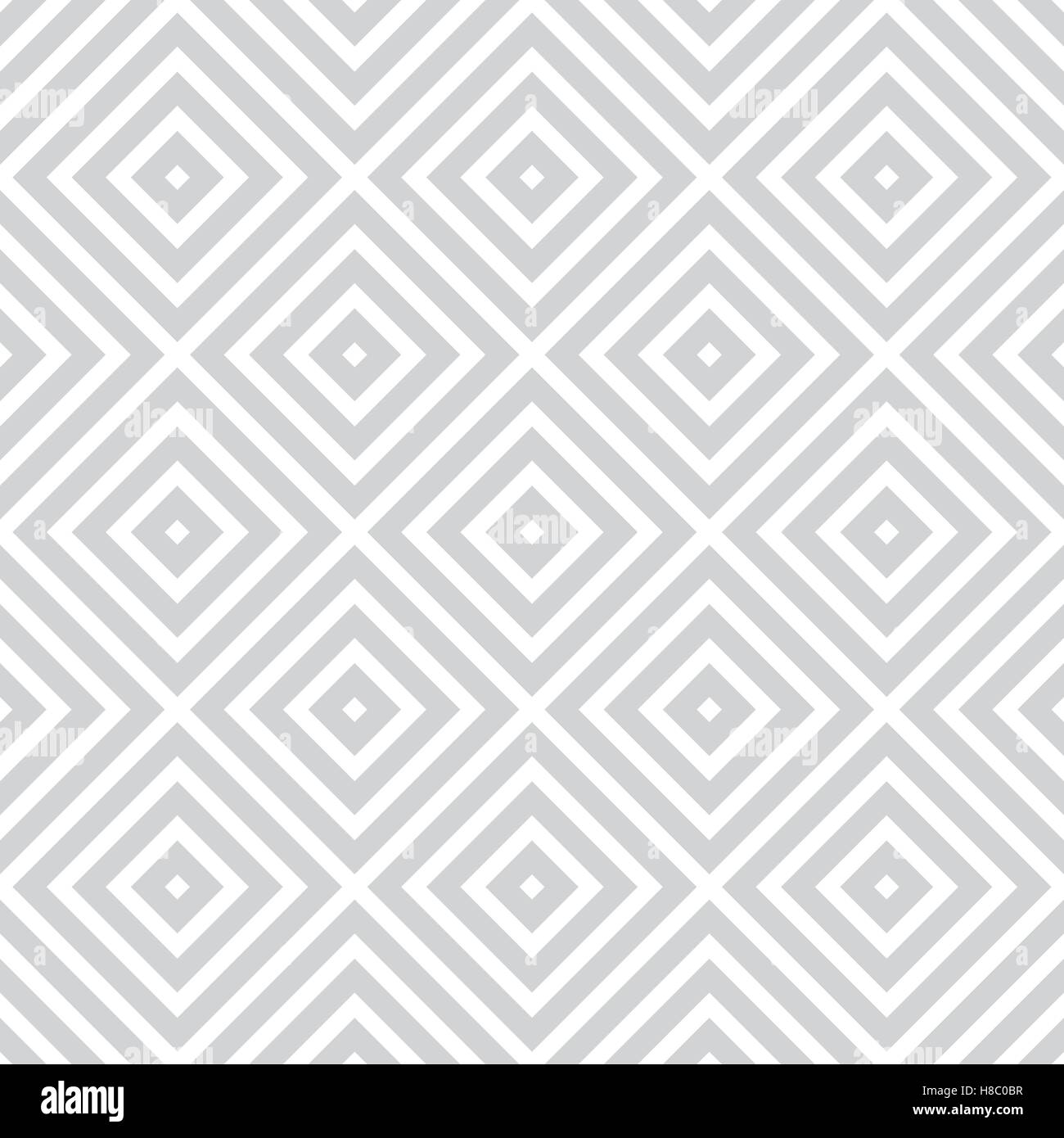 Geometric seamless pattern with repeating diamonds Stock Vector