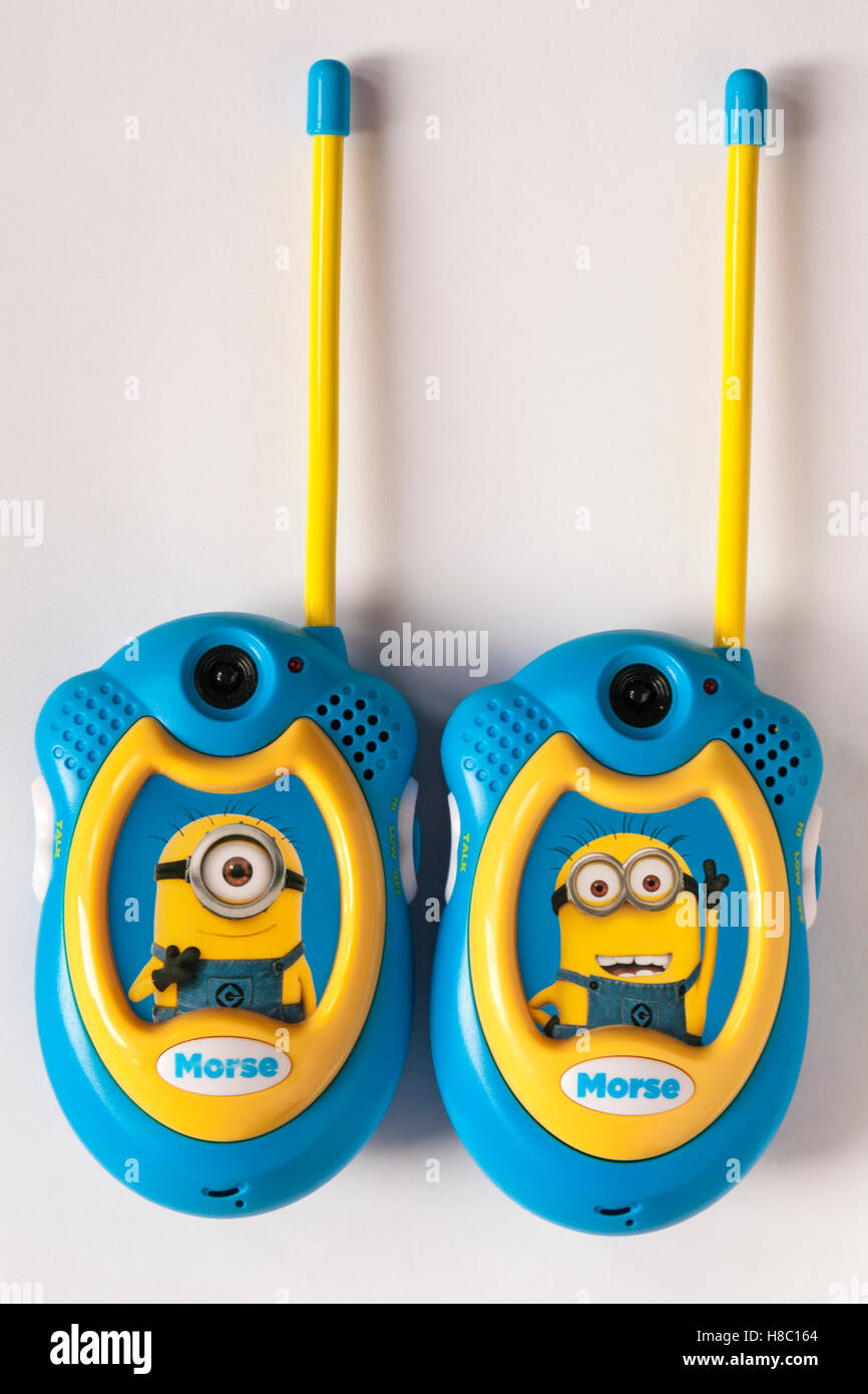 Lexibook Despicable Me Walkie-Talkies isolated on white background Stock  Photo - Alamy