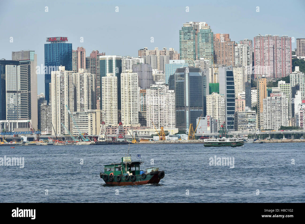 Hong-Kong: Wan Chai district Stock Photo