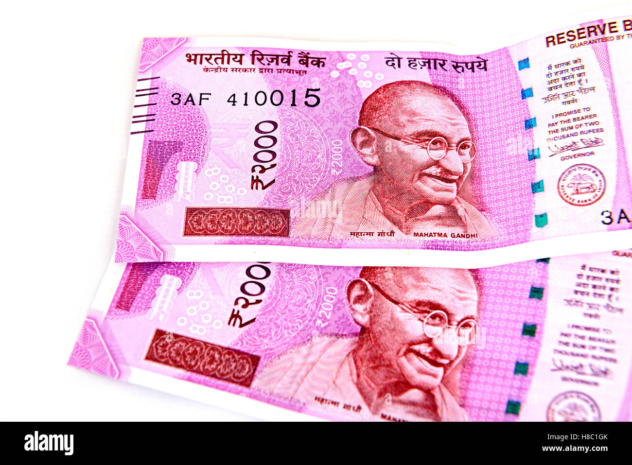 New indian currency Stock Photo