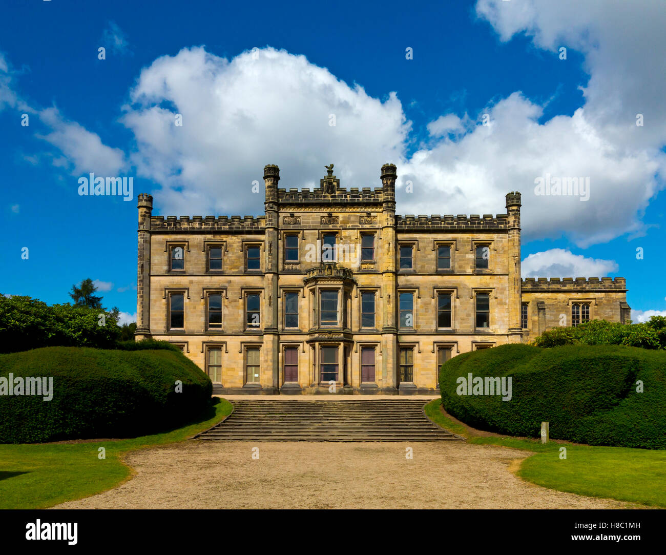 Elvaston Castle a gothic revival stately home in the grounds of Elvaston Country Park near Derby