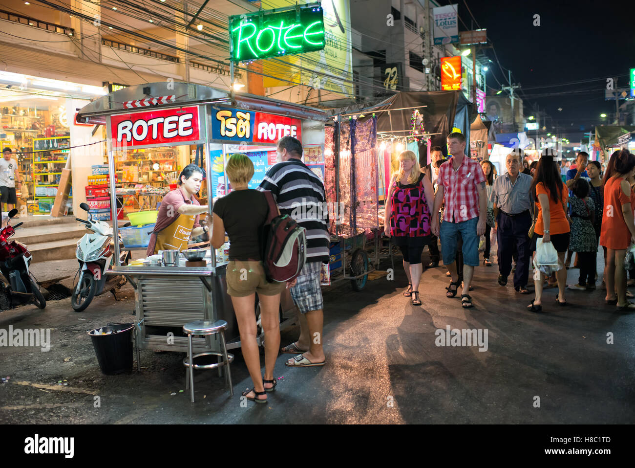The night market in Hua Hin, Thailand Stock Photo Alamy