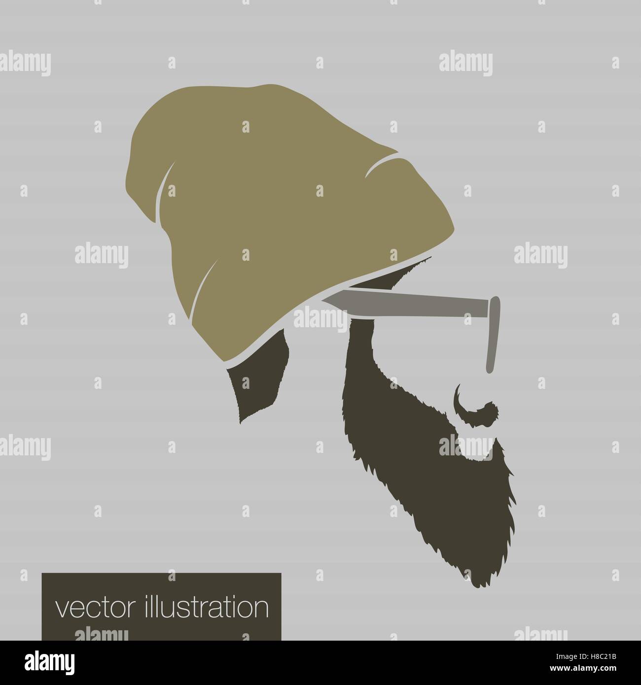icons hairstyles beard and mustache hipster Stock Vector Image & Art ...