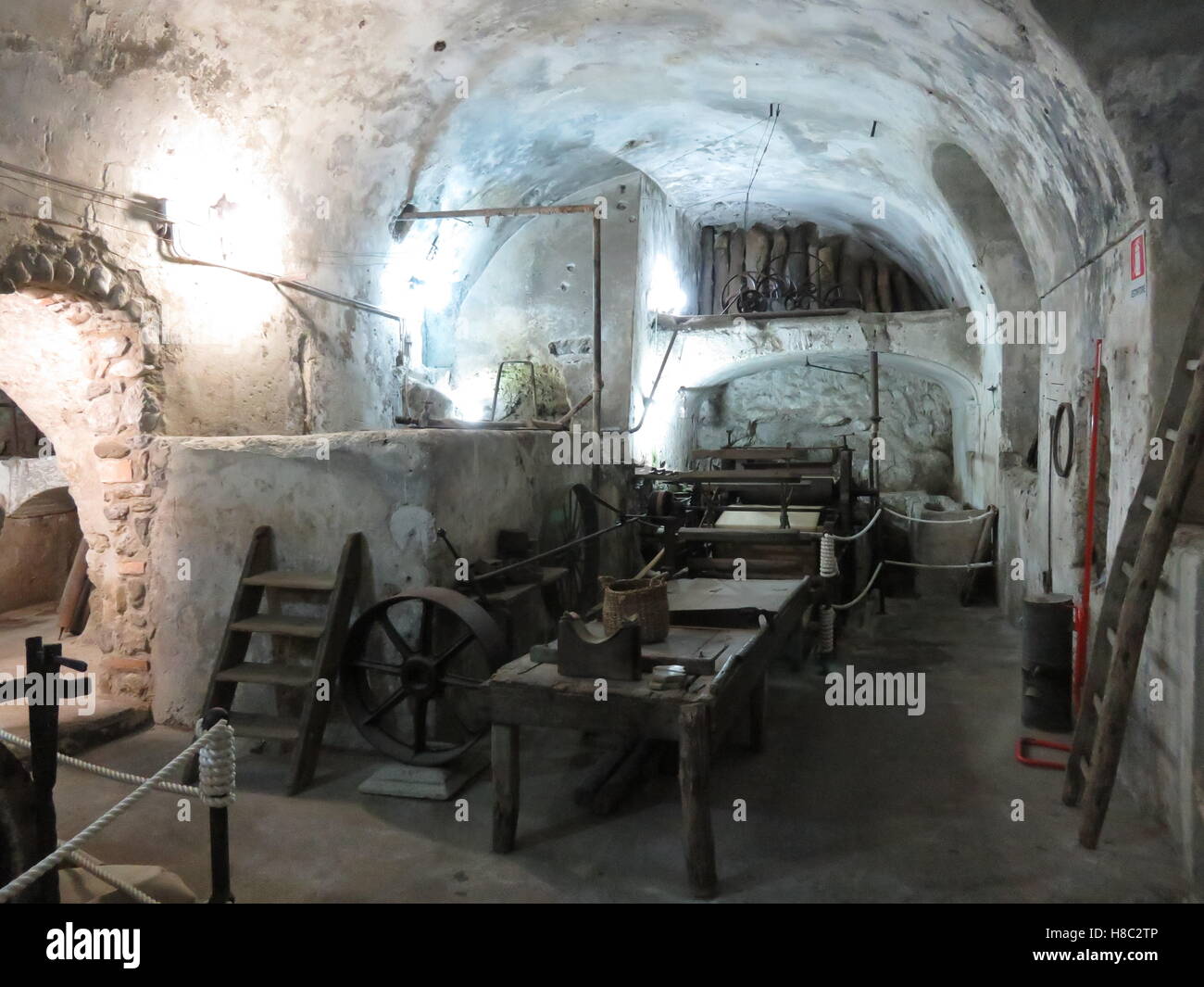 Museo Della Carta Paper making museum Stock Photo Alamy