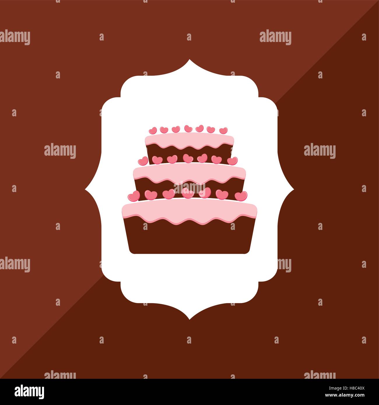 Happy birthday cake Stock Vector Image & Art - Alamy