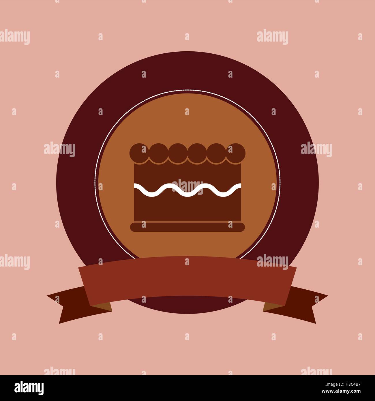 Happy birthday cake Stock Vector Image & Art - Alamy