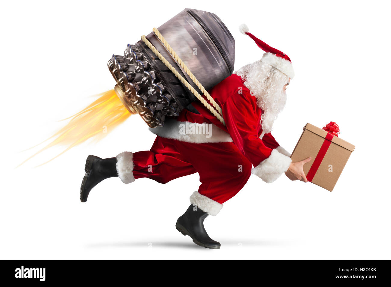 Start delivery of Christmas gifts Stock Photo Alamy