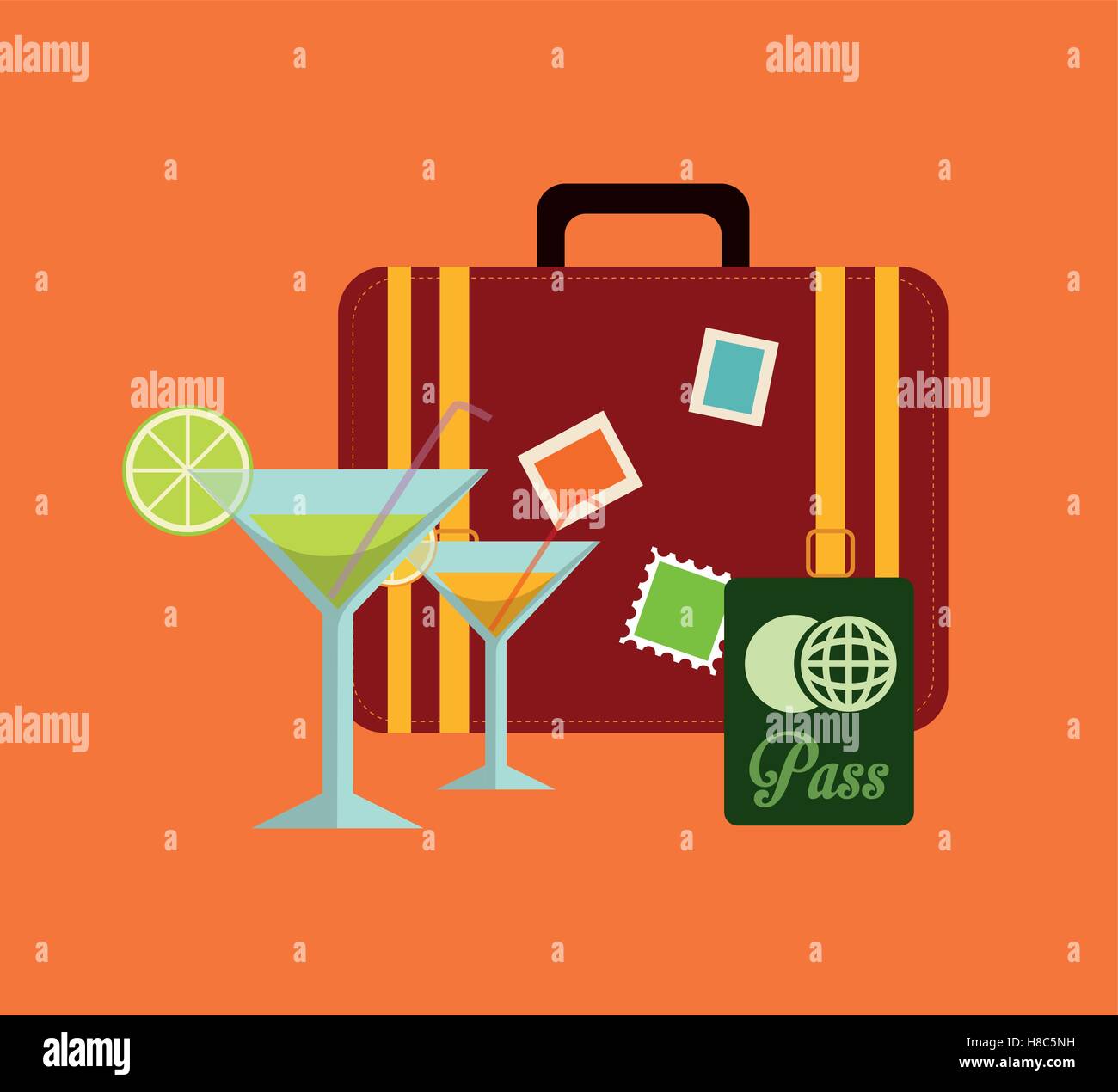summer vacation travel Stock Vector Image & Art - Alamy