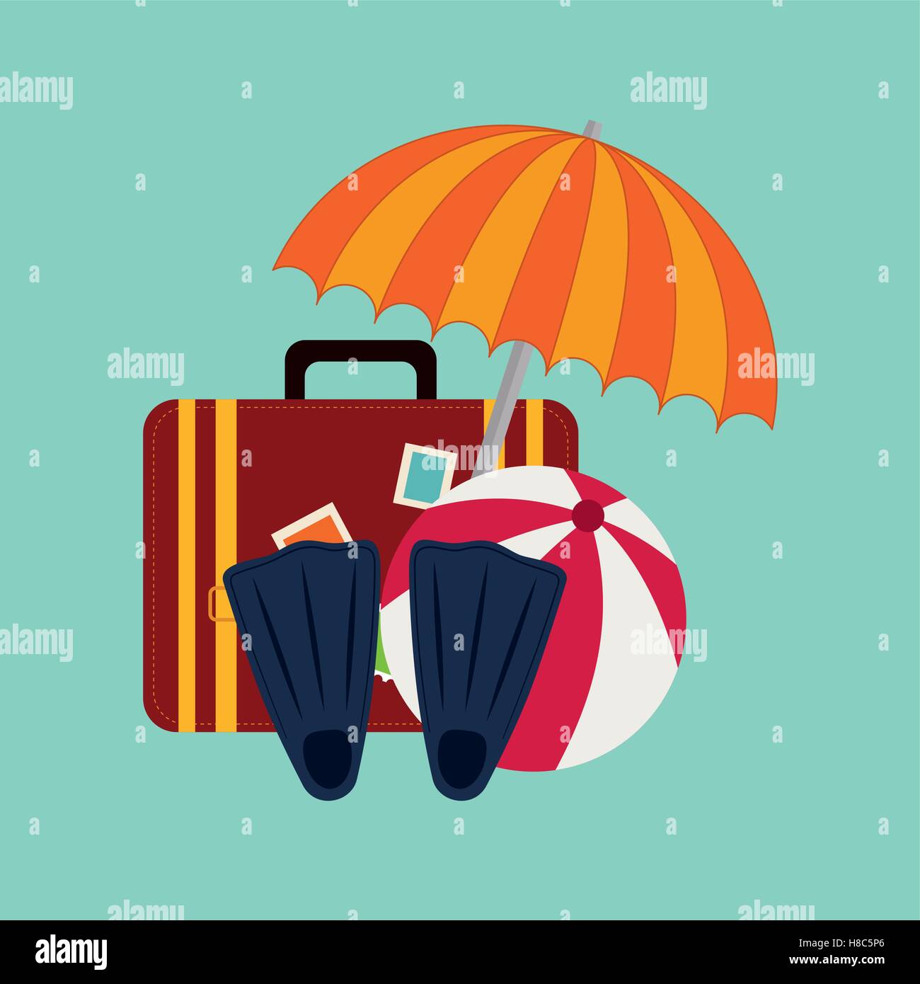 summer vacation travel Stock Vector Image & Art - Alamy
