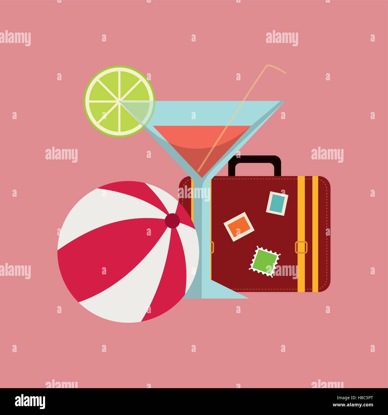 summer vacation travel Stock Vector Image & Art - Alamy