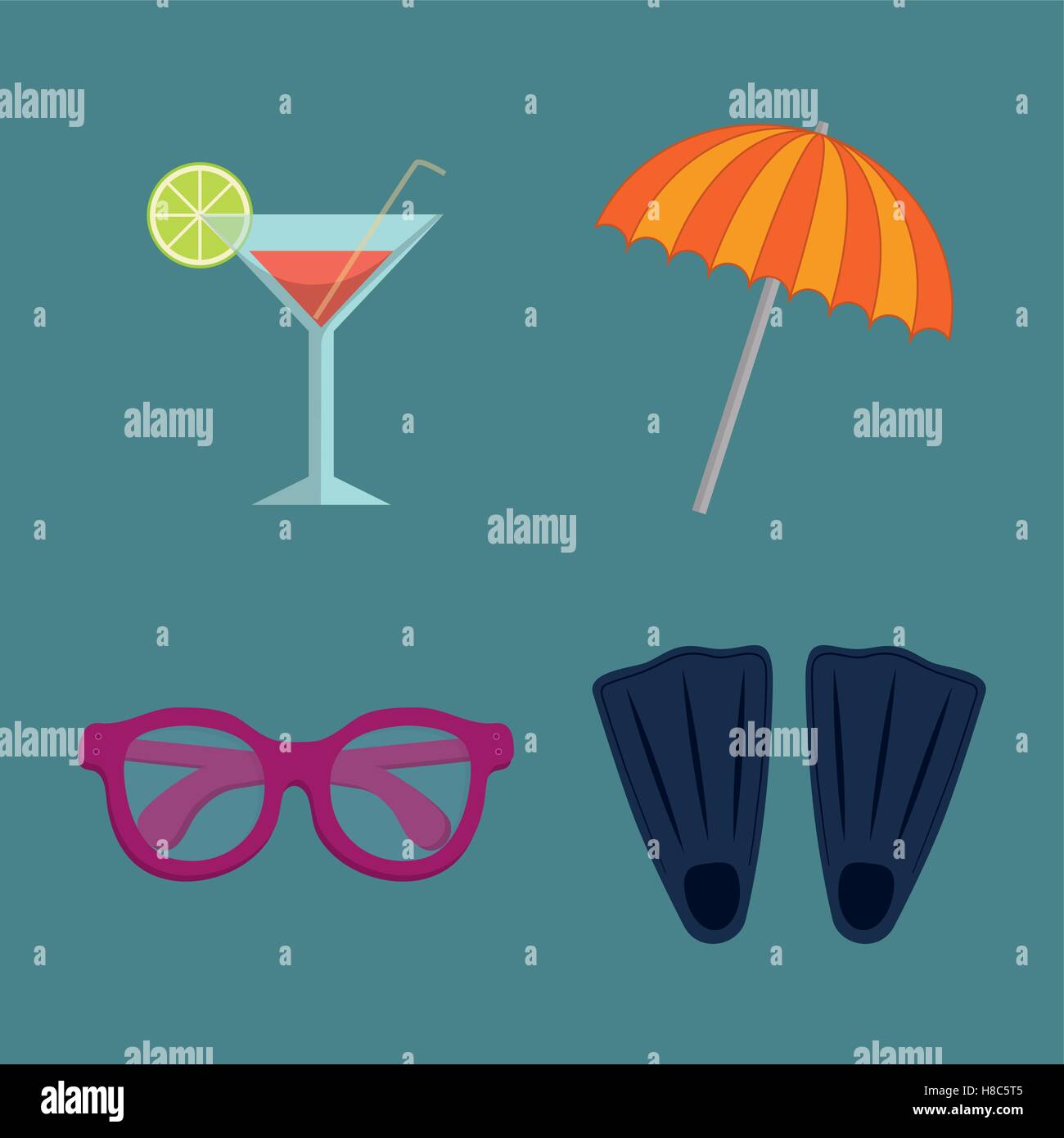 summer vacation travel Stock Vector Image & Art - Alamy