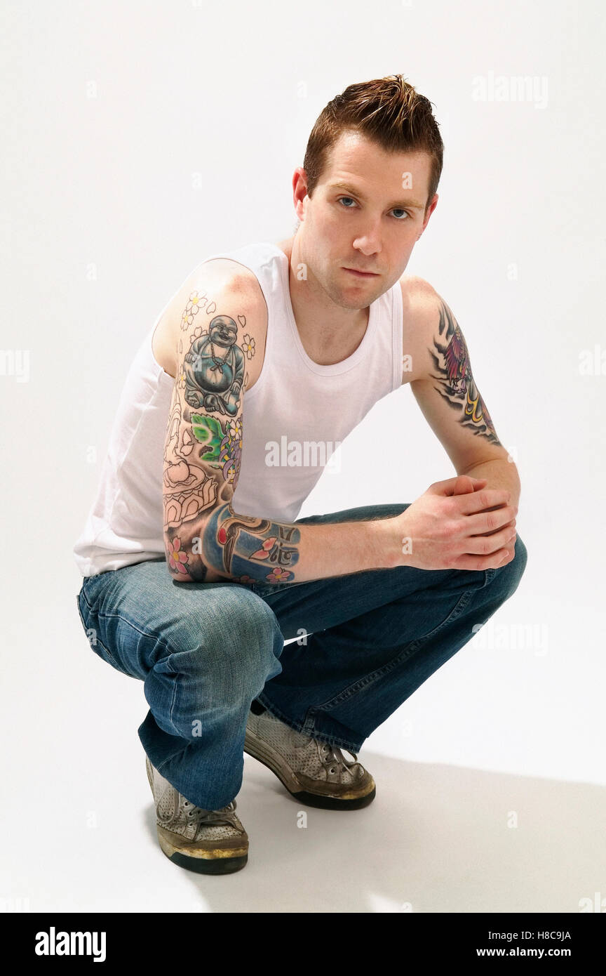 Tattoo portrait hi-res stock photography and images - Alamy