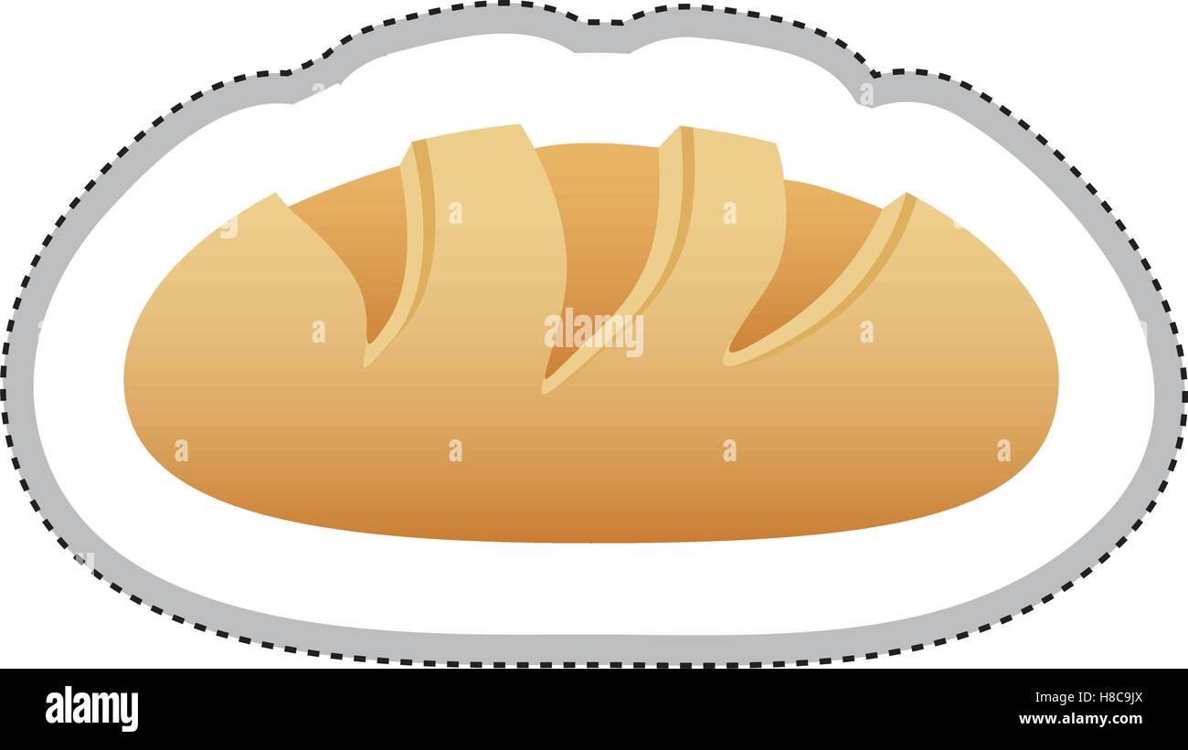 bread loaf icon image vector illustration design Stock Vector Image ...