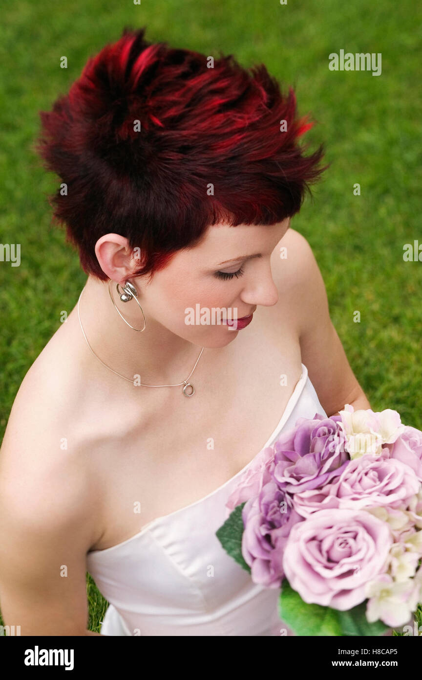 Portrait of bride Stock Photo - Alamy
