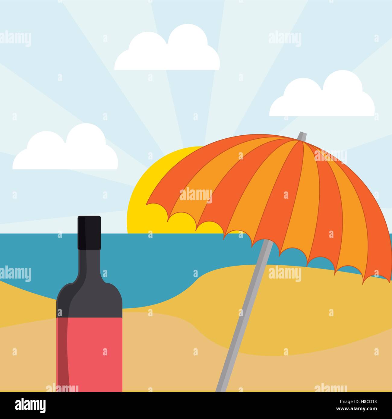 summer vacation travel Stock Vector Image & Art - Alamy