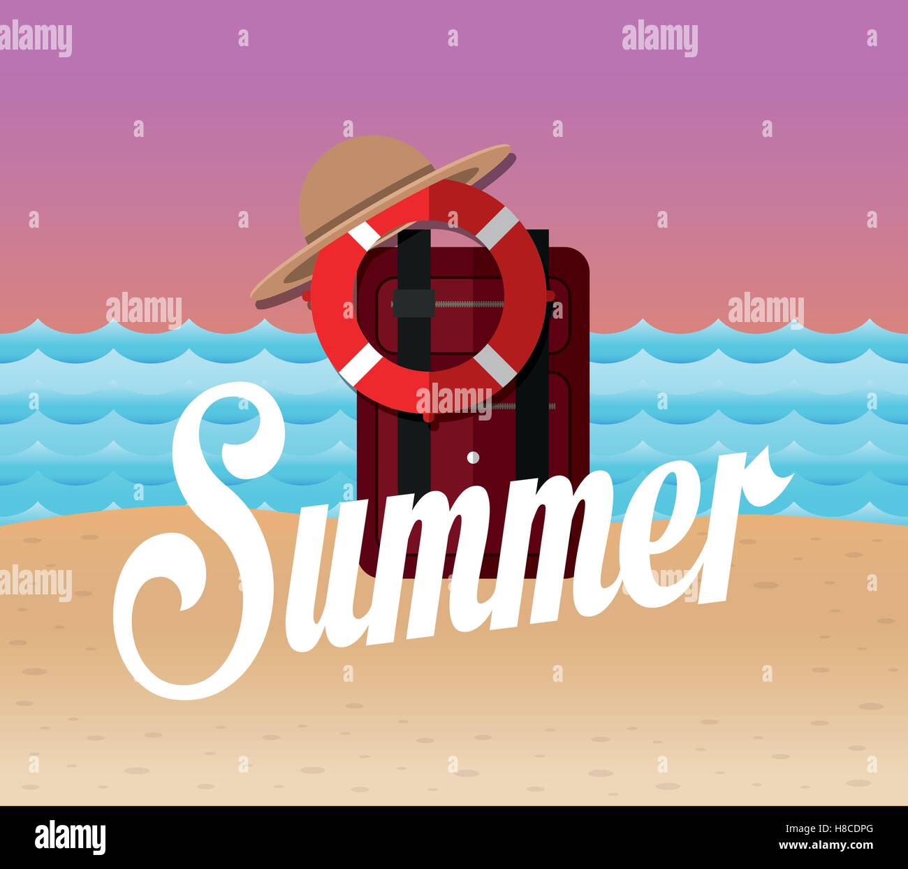 summer vacation travel Stock Vector Image & Art - Alamy