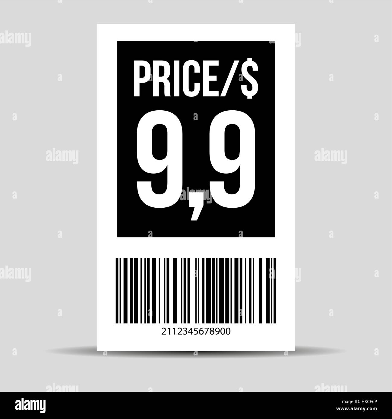 Barcode label vector price tag Stock Vector Image & Art Alamy