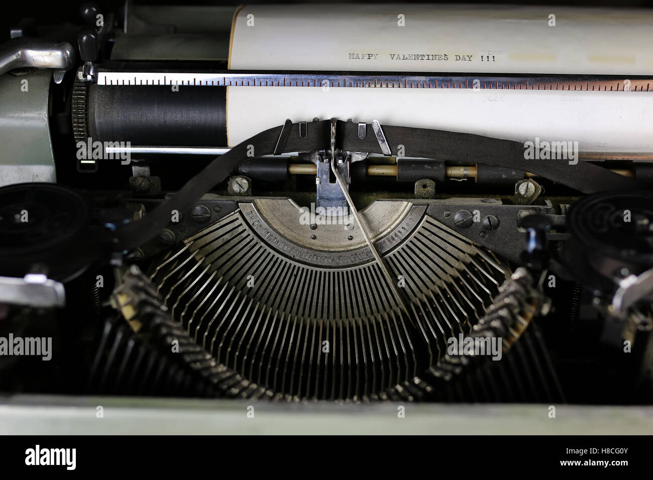 retro typewriter letter Stock Photo Alamy