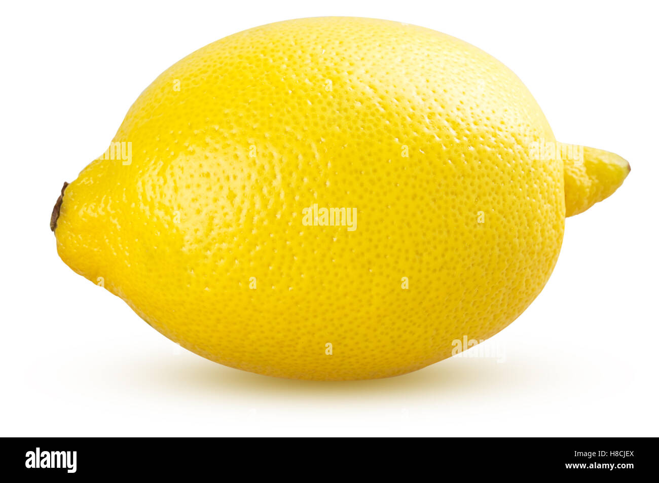 Lemon fruit isolated on white background with Clipping Path Stock Photo ...