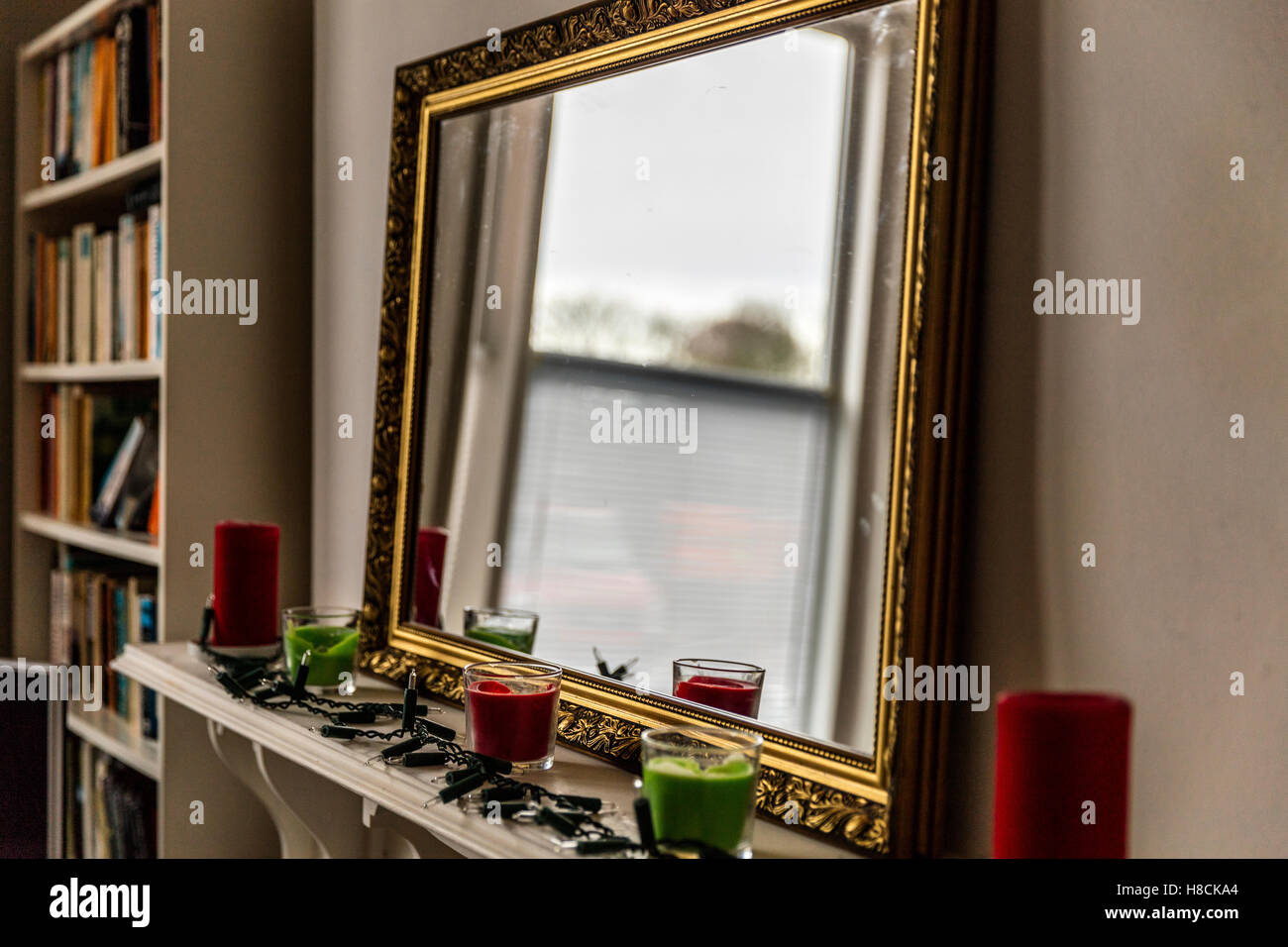 Mirror on the Mantle Stock Photo Alamy