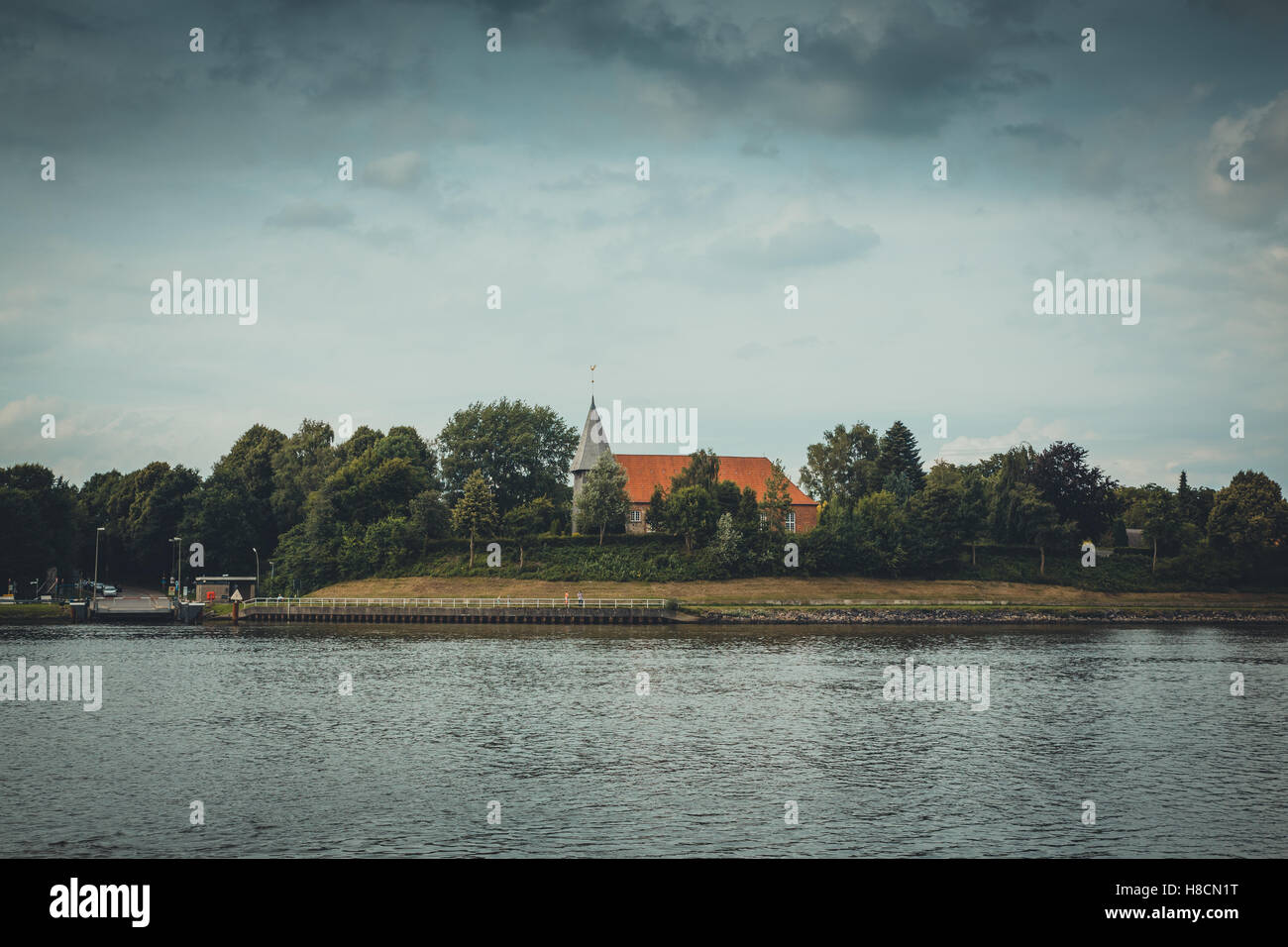 Ostsee canal Stock Photo