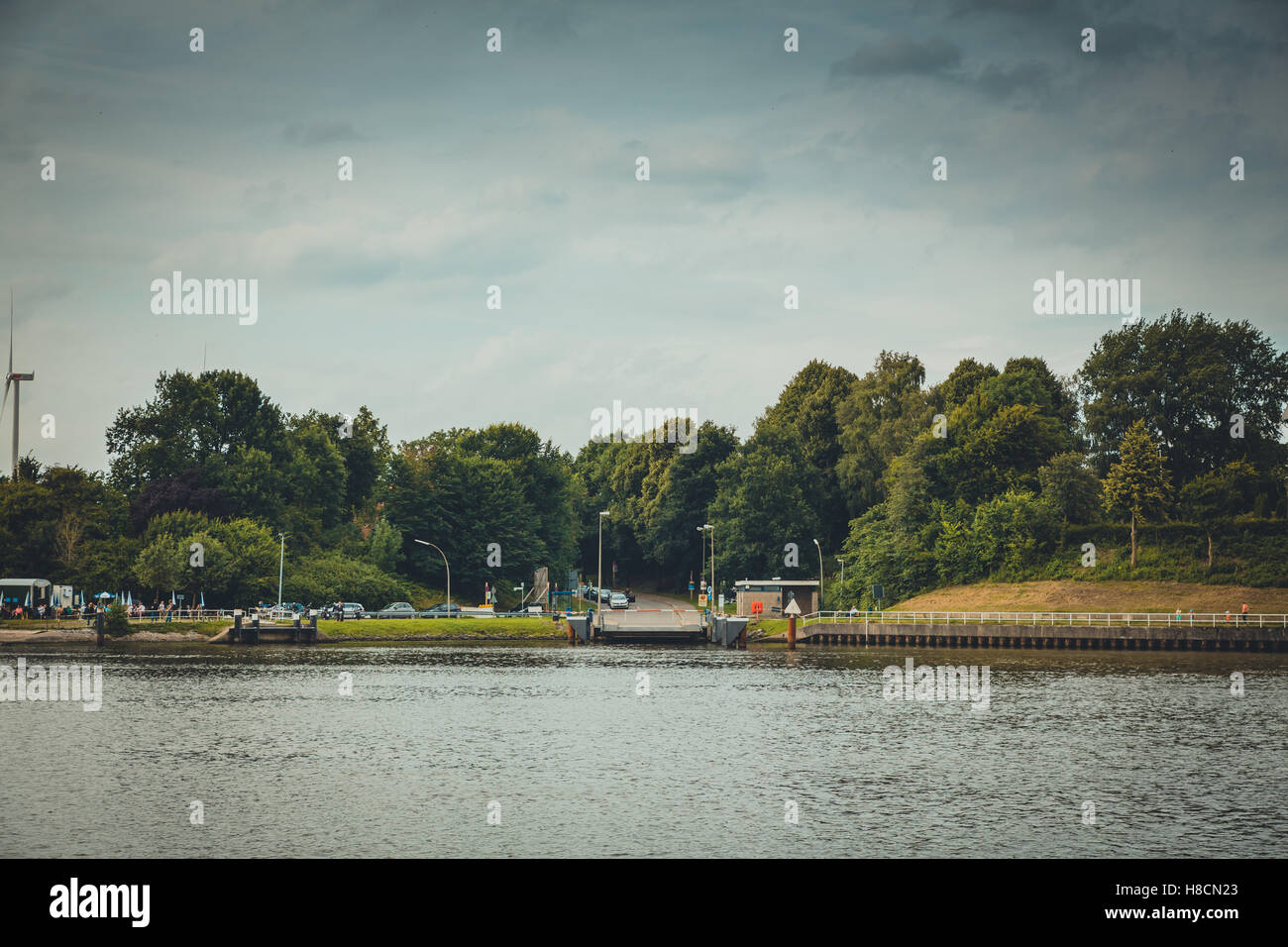 Ostsee canal Stock Photo