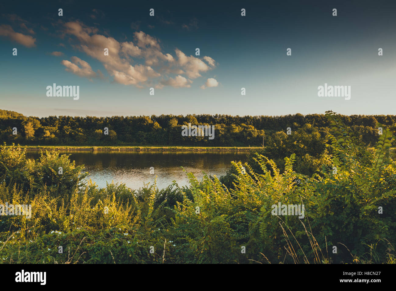 Ostsee canal Stock Photo