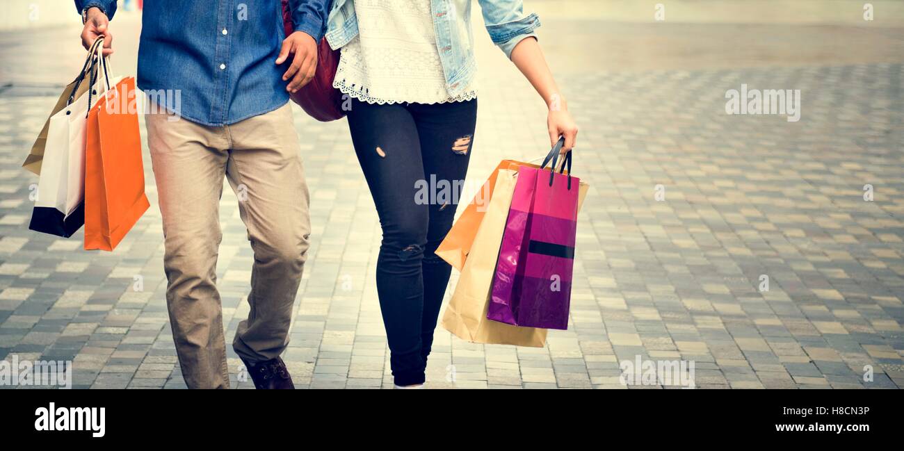 People Shopping Spending Customer Consumerism Concept Stock Photo