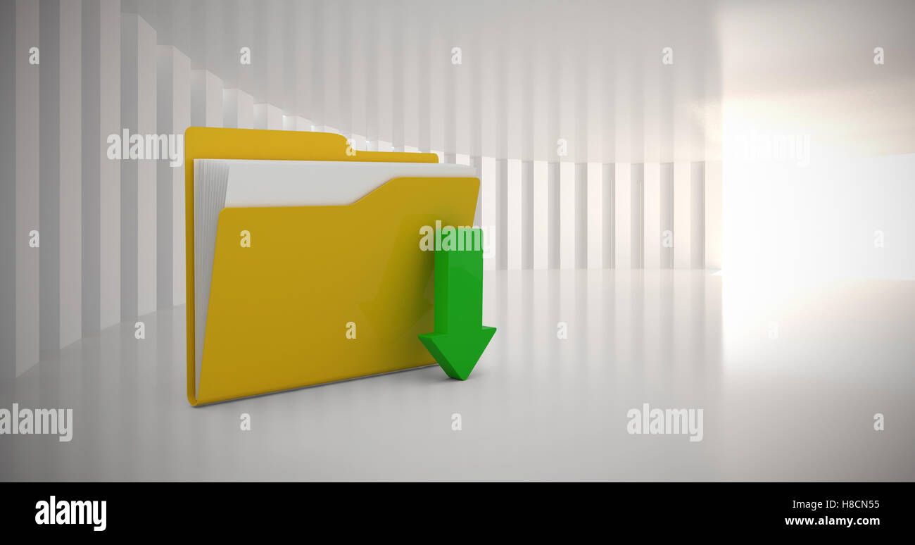 Downloading arrow hi-res stock photography and images - Alamy