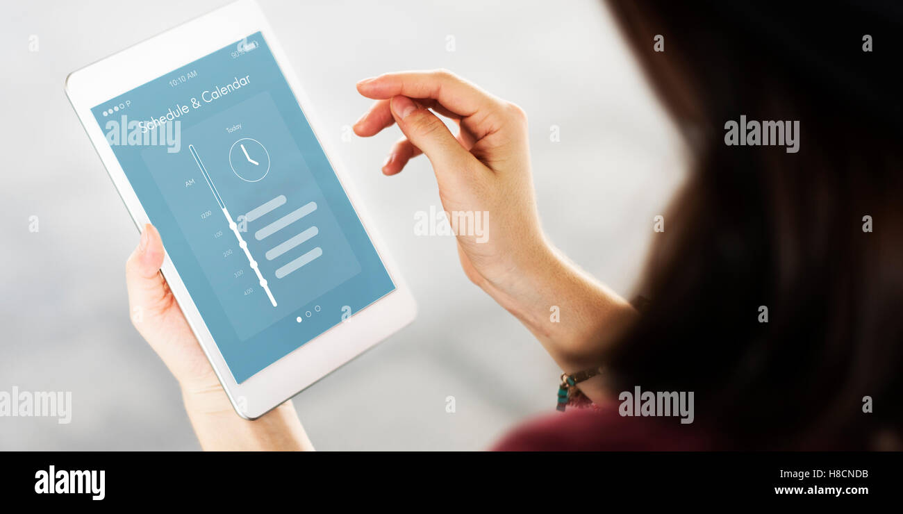 Schedule Calendar Planner Organizer Concept Stock Photo - Alamy