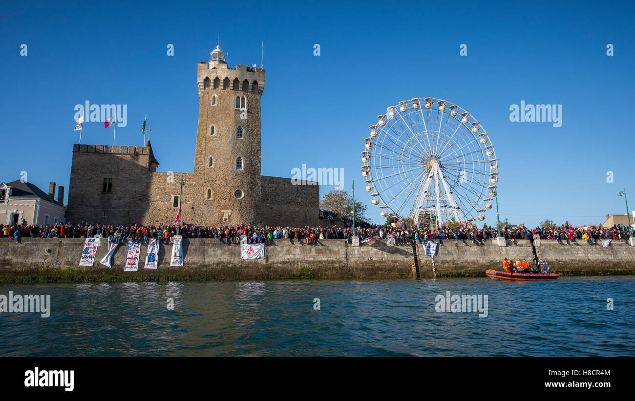 Vendée Globe 2016 Stock Photo