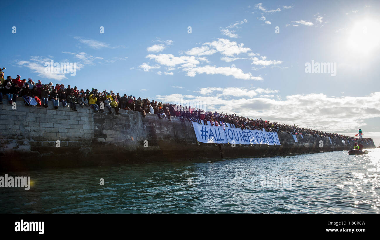 Vendée Globe 2016 Stock Photo