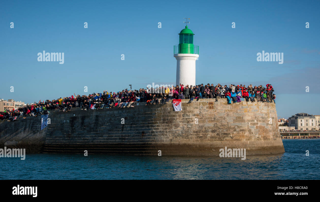 Vendée Globe 2016 Stock Photo