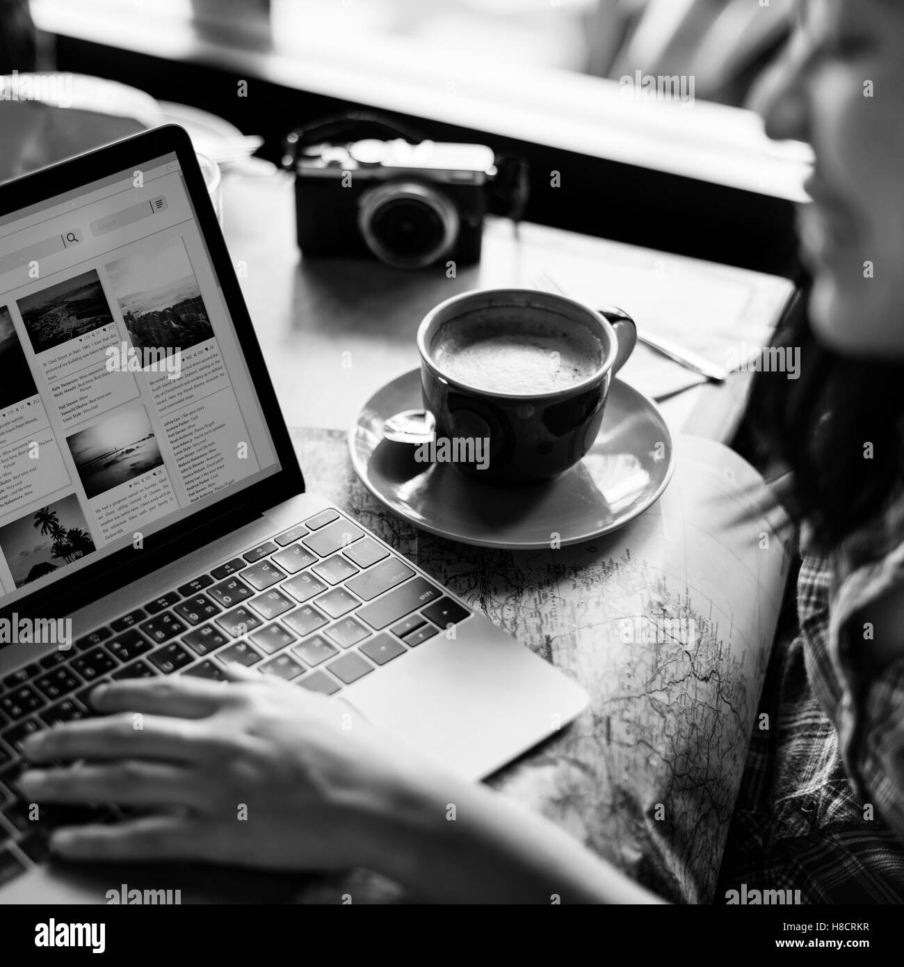 Destination of journey Black and White Stock Photos & Images - Alamy