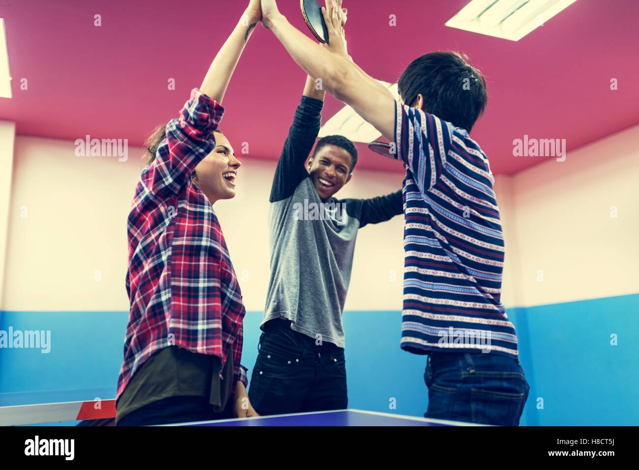 Table Tennis Ping-Pong Tournament Racket Sport Concept Stock Photo - Alamy