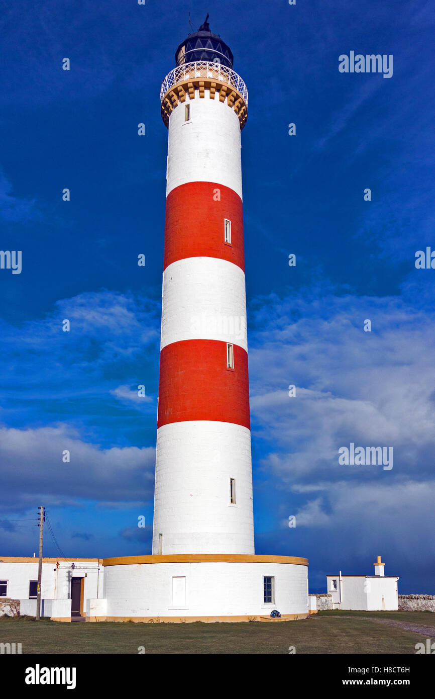 Tarbat Ness Lighthouse, Wester Ross Stock Photo