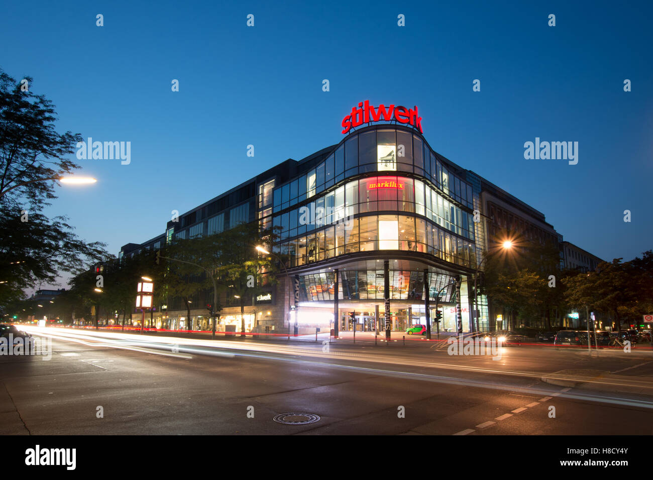 Berlin city West Kant street Design warehouse - shopping center Stilwerk  Stock Photo - Alamy