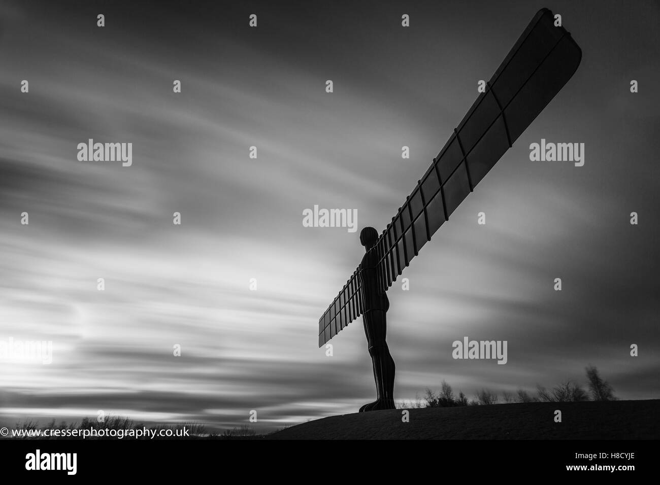 The Angel of the North Stock Photo