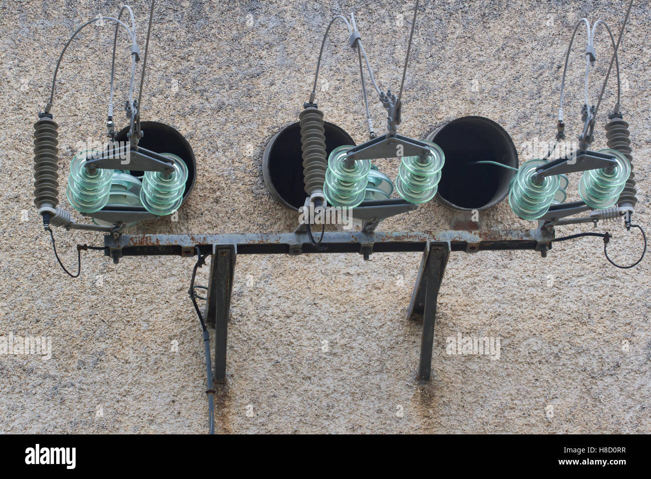 Power Line Circuit Breaker Stock Photo Image 25584510