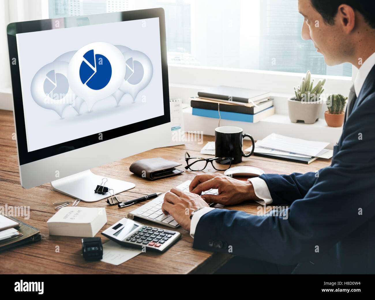 Chart Graph Data Report Analysis Diagram Concept Stock Photo - Alamy