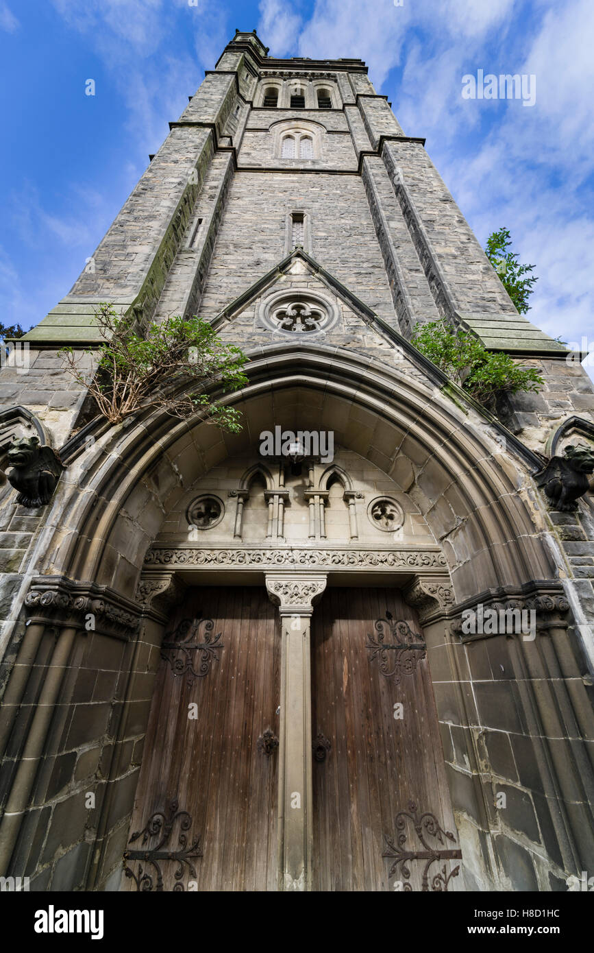 Kelso, Scottish Borders, UK old derelict Trinity Church, which has