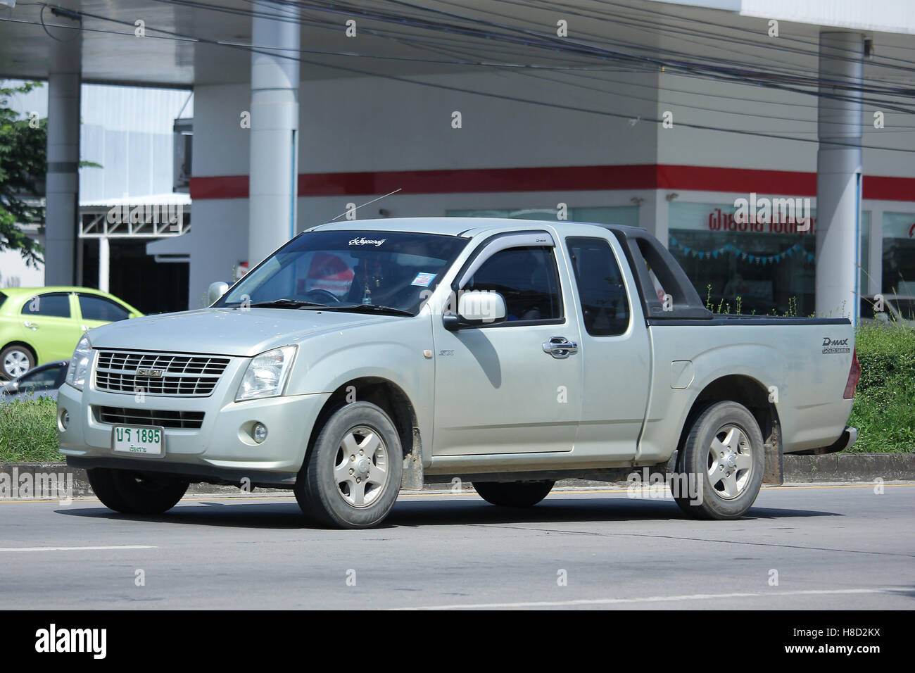 CHIANG MAI, THAILAND - OCTOBER 9  2016:   Private Pick up Truck, Isuzu D-max,dmax. Photo at road no 121 about 8 km from downtown Stock Photo