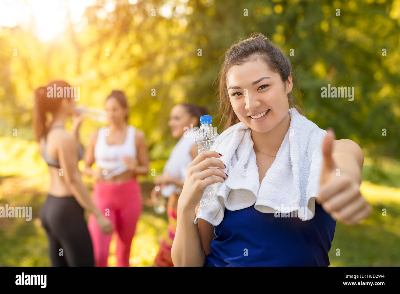 Refreshment Time Stock Photo