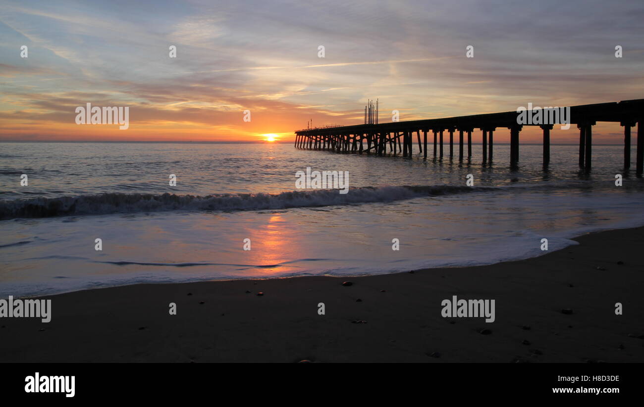 Claremont pier lowestoft beach suffolk hires stock photography and